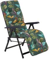 Lauko krėslas Patio Lena Plus Black Edition G058-02PB, juoda/žalia/įvairių spalvų, 80 cm x 58 cm x 107 cm