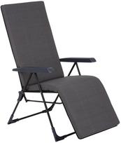 Lauko krėslas Patio Barletta Plus Black Edition H024-07PB, juoda/grafito, 81 cm x 59 cm x 104 cm