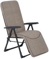 Lauko krėslas Patio Modena Kwadrat Plus Black Edition H024-04IB, juoda/pilka, 85 cm x 59 cm x 105 cm