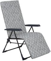 Lauko krėslas Patio Barletta Plus Black Edition H039-06PB, juoda/pilka, 81 cm x 59 cm x 104 cm
