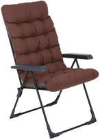 Lauko krėslas Patio Setenil Black Edition H047-04PB, ruda/juoda, 70 cm x 59 cm x 104 cm