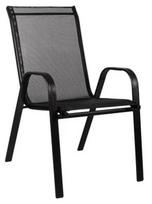 Lauko kėdė Springos Monza GF0071, juoda, 72 cm x 53 cm x 92 cm