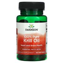kriliu aliejus - SWANSON Krilio aliejus 500 mg, 60 kapsulių - 2 nuotrauka