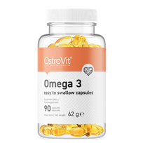 omega 3 papildai - OSTROVIT Omega 3 Lengvai nuryjamas, 90 kapsulių - 2 nuotrauka
