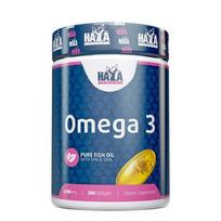omega 3 papildai - Haya Labs Omega 3 1000 mg, 200 kapsulių (žuvų taukai) - 1 nuotrauka