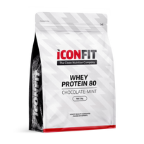 ICONFIT Išrūgų baltymai Whey Protein 80, šokolado-mėtų (Chocolate-Mint), 1 kg