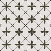 Plytelės, akmens masės Cersanit Patchwork 5901771052081, 29.8 cm x 29.8 cm, balta/juoda