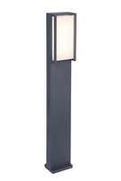 Pastatomas lauko šviestuvas Lutec Qubo, 18W, LED, IP54, antracito, 11 cm x 75 cm