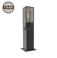 Pastatomas lauko šviestuvas Domoletti Cage GPL-08-400-GR, 23W, E27, IP54, pilkas, 13 cm x 40 cm