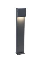 pastatomas lauko sviestuvas - Pastatomas lauko šviestuvas Lutec Gemini XF, 9.50W, LED, IP54, tamsiai pilka, 9.2 cm x 65 cm - 1 nuotrauka