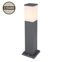 Pastatomas lauko šviestuvas Domoletti Corte, 15W, E27, IP44, antracito, 12.4 cm x 45 cm