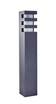 Pastatomas lauko šviestuvas Su-Ma Rado 2DG, 18W, E27, IP54, pilkas, 8 cm x 50 cm
