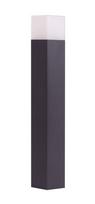Pastatomas lauko šviestuvas Su-Ma Cube, 20W, E27, IP44, juodas, 8 cm x 58 cm