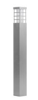 Pastatomas lauko šviestuvas Su-Ma Rado II 1, 18W, E27, IP54, sidabro, 8 cm x 75 cm