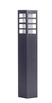 Pastatomas lauko šviestuvas Su-Ma Rado III 2, 18W, E27, IP54, tamsiai pilka, 8 cm x 50 cm