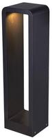 Pastatomas lauko šviestuvas CristalRecord, 9W, LED, IP65, antracito, 10.8 cm x 50 cm