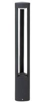 Pastatomas lauko šviestuvas Su-Ma Fan GL11205, 11W, GX53, IP54, tamsiai pilka, 12.5 cm x 80 cm