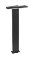 Pastatomas lauko šviestuvas Su-Ma Fler, 10W, LED, IP54, pilkas, 24 cm x 58 cm