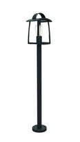 Pastatomas lauko šviestuvas Lutec Kelsey 7273605012, 40W, E27, IP44, juodas, 17 cm x 103.5 cm