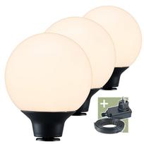Įsmeigiamas lauko šviestuvas Ludeco Orsin, 1W, LED, IP44, baltas, 13.5 cm x 16 cm