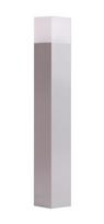 Pastatomas lauko šviestuvas Su-Ma Cube, 20W, E27, IP44, sidabro, 8 cm x 58 cm