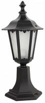 Pastatomas lauko šviestuvas Su-Ma Retro Midi, 60W, E27, IP43, juodas, 21 cm x 45 cm