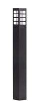 Pastatomas lauko šviestuvas Su-Ma Rado III 1, 18W, E27, IP54, juodas, 8 cm x 75 cm