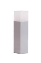 Pastatomas lauko šviestuvas Su-Ma Cube Max 400, 20W, E27, IP44, sidabro, 10 cm x 40 cm