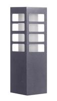 Pastatomas lauko šviestuvas Su-Ma Rado III 3, 18W, E27, IP54, tamsiai pilka, 8 cm x 25 cm