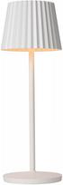 Lauko stalo šviestuvas Lucide Justine, 2W, LED, IP54, baltas, 13.5 cm x 38 cm