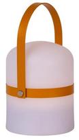 Lauko stalo šviestuvas Lucide Little Joe, 0.3W, LED, IP44, rudas/baltas, 10 cm x 18.5 cm