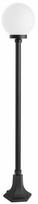 Pastatomas lauko šviestuvas Su-Ma Kule Classic, 60W, E27, IP43, juodas, 20 cm x 148 cm