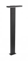 Pastatomas lauko šviestuvas Su-Ma Fler, 10W, LED, IP54, pilkas, 24 cm x 78 cm