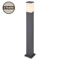 Pastatomas lauko šviestuvas Domoletti Corte, 15W, E27, IP44, antracito, 12.4 cm x 80 cm