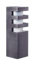 Pastatomas lauko šviestuvas Su-Ma Rado 3DG, 18W, E27, IP54, pilkas, 8 cm x 25 cm