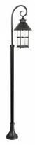 Pastatomas lauko šviestuvas Su-Ma Toledo, 100W, E27, IP23, juodas, 18.6 cm x 166 cm