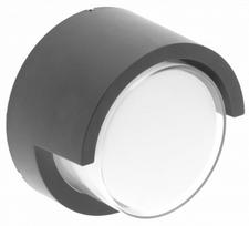 Sieninis lauko šviestuvas GTV Canti Wok40, 12W, LED, IP65, juodas, 17 cm x 17 cm