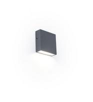 sviestuvai - Sieninis lauko šviestuvas Lutec Gemini XF, 9.50W, LED, IP54, tamsiai pilka, 11 cm x 3.8 cm - 1 nuotrauka