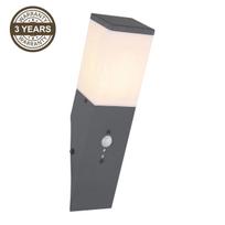 Sieninis lauko šviestuvas Domoletti Corte DH7430, 15W, E27, IP44, antracito, 8 cm x 33 cm