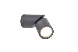 Sieninis lauko šviestuvas Lutec Tubon, 7W, GU10, IP54, antracito, 6 cm x 17.8 cm