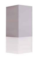 Sieninis lauko šviestuvas Su-Ma Cubes, 20W, E27, IP44, sidabro, 8 cm x 20.5 cm