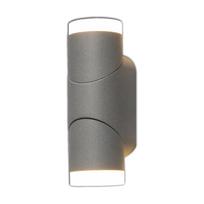 Sieninis lauko šviestuvas Tope Sano, 6W, LED, IP65, antracito, 6.5 cm x 19.2 cm