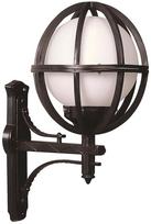 Sieninis lauko šviestuvas Opviq BAP-68080-BSY-M6-OP, 60W, E27, IP65, juodas, 40 cm x 62 cm