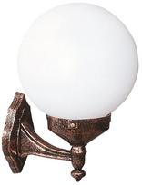 Sieninis lauko šviestuvas Opviq BAP-68160-BKR-OP, 60W, E27, IP65, rudas, 30 cm x 35 cm