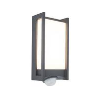 Sieninis lauko šviestuvas Lutec Qubo, 14W, LED, IP54, antracito, 11 cm x 7.6 cm