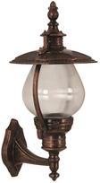 Sieninis lauko šviestuvas Opviq BAP-68205-BKR, 60W, E27, IP65, rudas, 28 cm x 47 cm