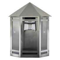 Nerūdijančio plieno sieninis šviestuvas I-Watts Outdoor, E27, 60 W