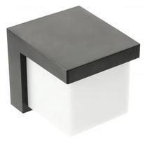 Sieninis lauko šviestuvas GTV, 10W, LED, IP54, juodas, 11.5 cm x 11.5 cm