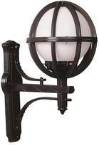 Sieninis lauko šviestuvas Opviq BAP-68080-BSY-M4-OP, 60W, E27, IP65, juodas, 35 cm x 50 cm