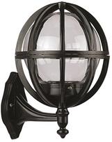 Sieninis lauko šviestuvas Opviq BAP-68080-BSY-M1, 60W, E27, IP65, juodas, 28 cm x 34 cm